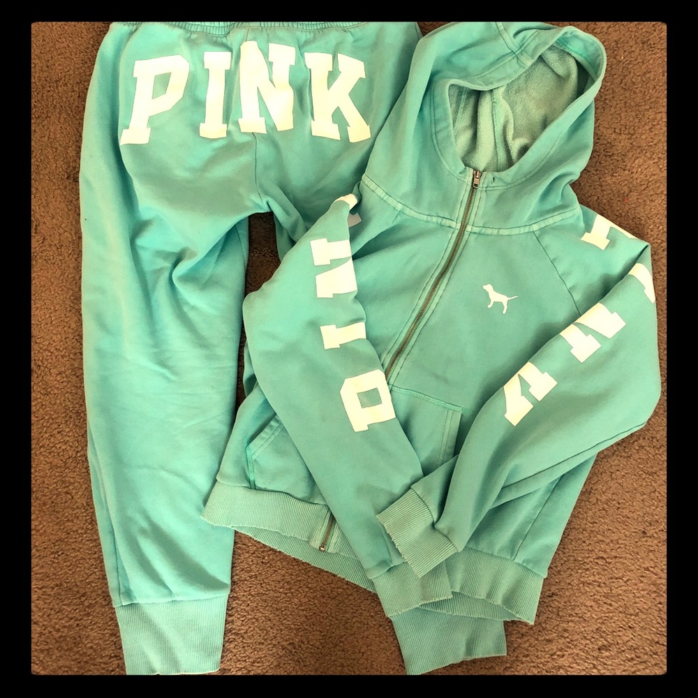 Seriously the softest pink sweatsuit ever